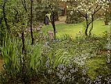 Thomas Matthews Rooke A London Garden painting